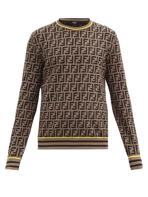 sweater fendi hombre|fendi sweater men size medium.